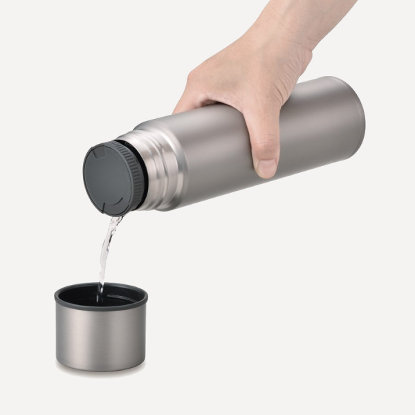 Термос Титановый Thermos FJN-500 TGY 0,5L (Titanium, +12h/-24h)